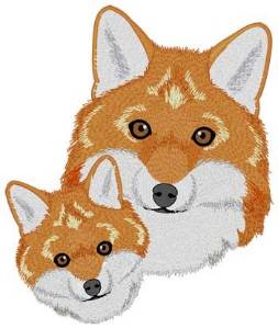 Picture of Momma Fox & Kit Machine Embroidery Design