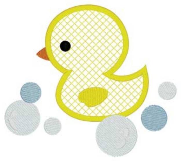Picture of Rubber Duck Lace Machine Embroidery Design