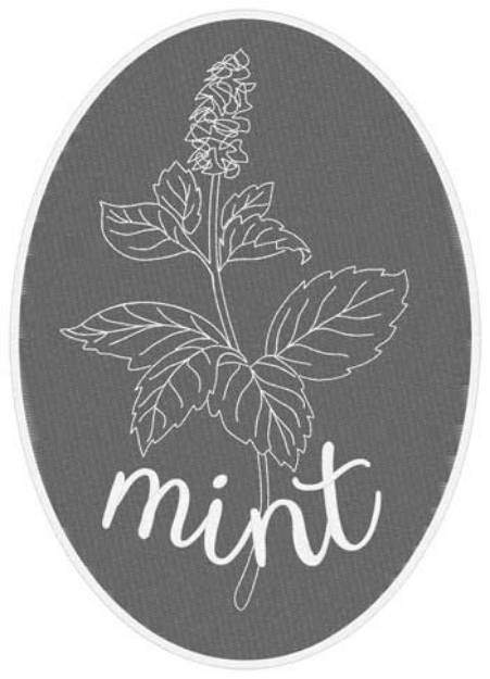 Picture of Mint Machine Embroidery Design