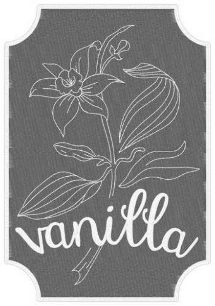 Picture of Vanilla Machine Embroidery Design