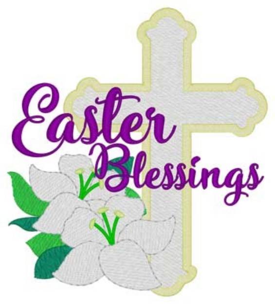 Picture of Easter Blessings Machine Embroidery Design
