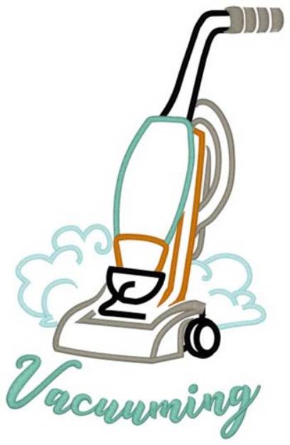 Picture of Vacuuming Machine Embroidery Design