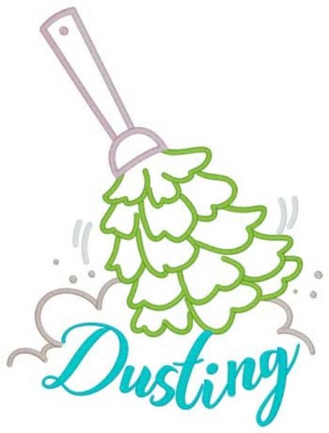 Picture of Dusting Machine Embroidery Design