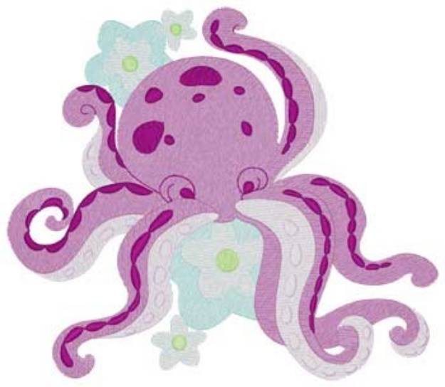 Picture of Octopus Machine Embroidery Design