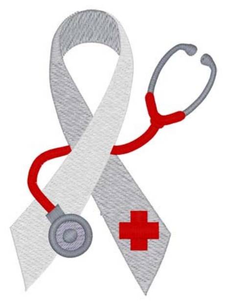 Picture of Nurse Ribbon Machine Embroidery Design
