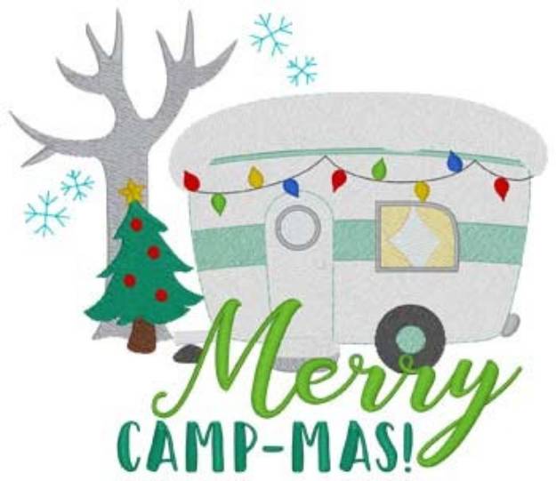Picture of Merry Camp-mas Machine Embroidery Design