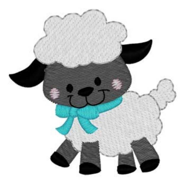Picture of Lamb Machine Embroidery Design