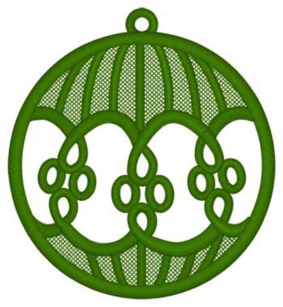 Picture of Lace Applique Ornament Machine Embroidery Design