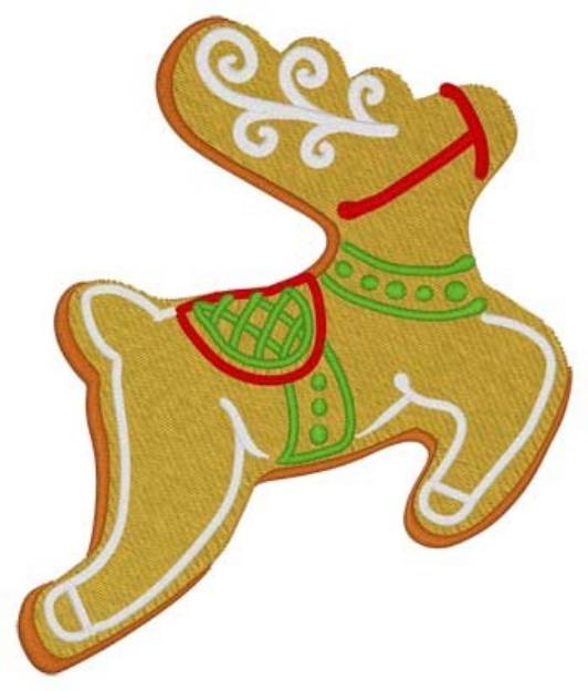 Picture of Reindeer Cookie Machine Embroidery Design