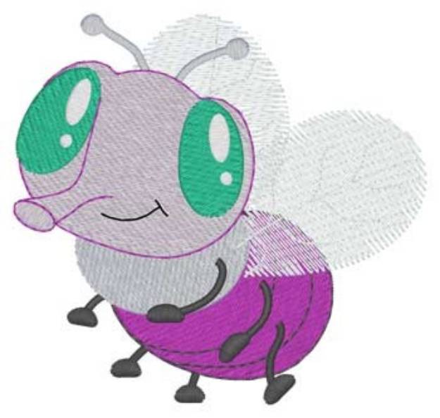 Picture of Cute Fly Machine Embroidery Design