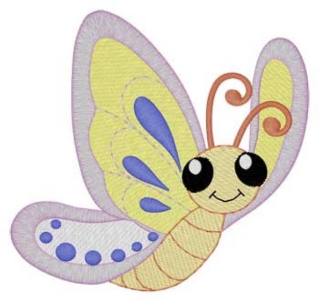 Picture of Cute Butterfly Machine Embroidery Design