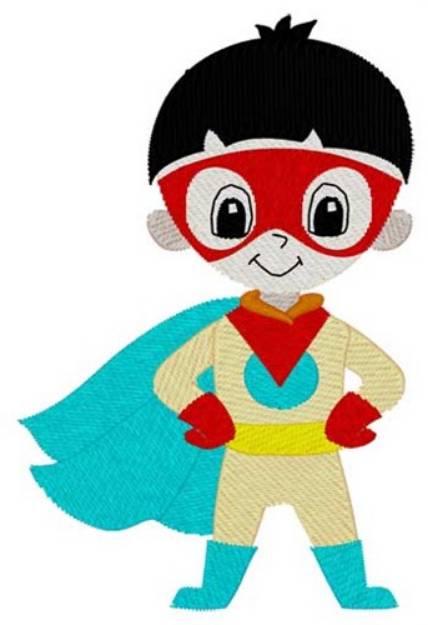 Picture of Superhero Boy Machine Embroidery Design