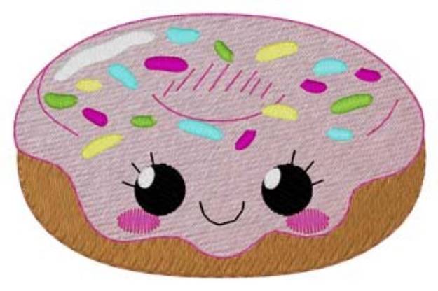 Picture of Funny Donut Machine Embroidery Design