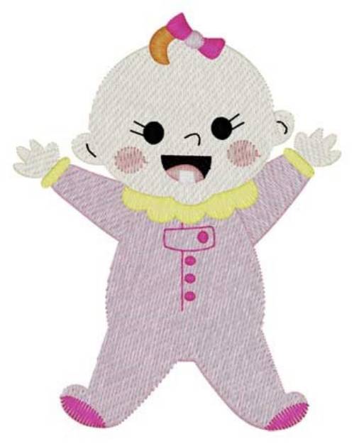 Picture of Baby Girl Machine Embroidery Design