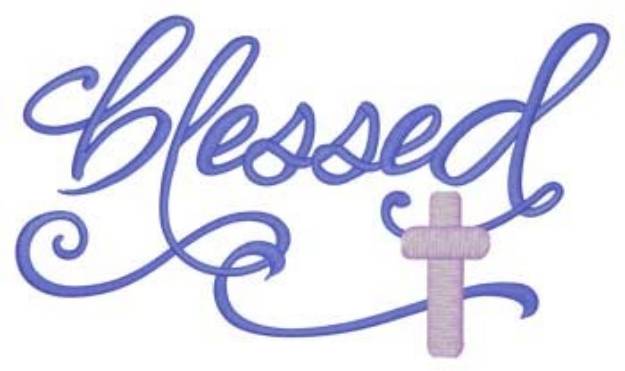 Picture of Blessed Machine Embroidery Design