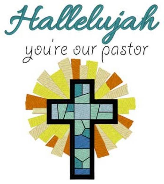 Picture of Hallelujah Machine Embroidery Design