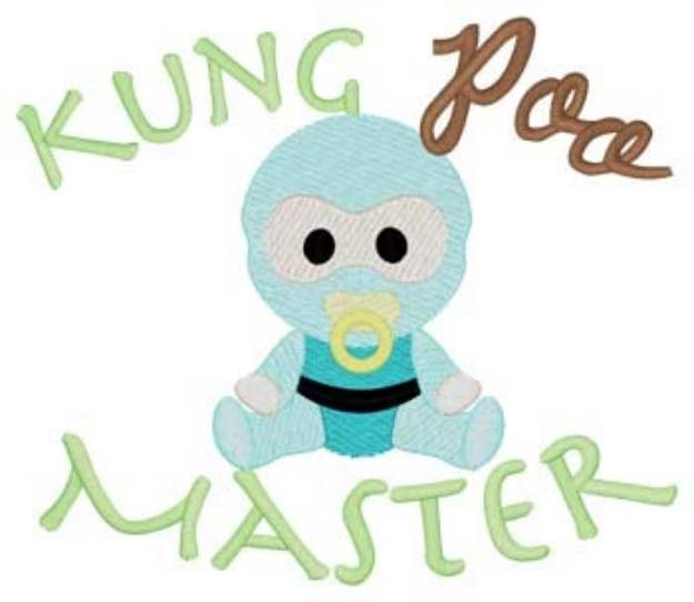 Picture of Kung Poo Master Machine Embroidery Design