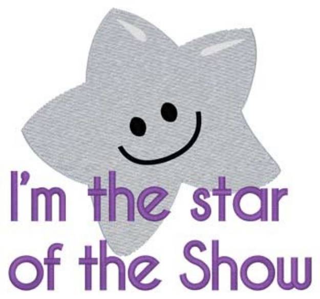 Picture of Star Of The Show Machine Embroidery Design