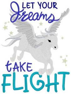 Picture of Dreams Take Flight Machine Embroidery Design