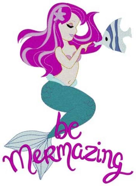 Picture of Be Mermazing Machine Embroidery Design