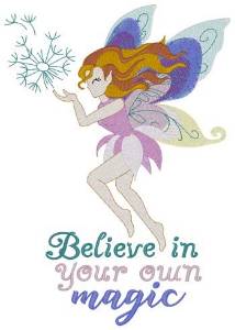 Picture of Believe In Your Magic Machine Embroidery Design