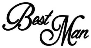 Picture of Best Man Machine Embroidery Design