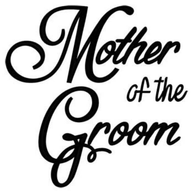 Picture of Mother Of The Groom Machine Embroidery Design