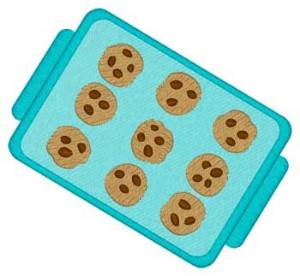 Picture of Sheet Of Cookies Machine Embroidery Design