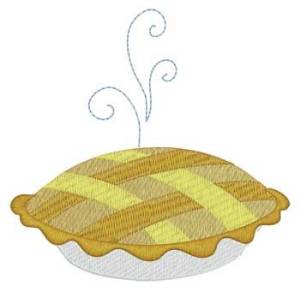 Picture of Steaming Pie Machine Embroidery Design