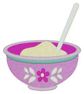 Picture of Mixing Bowl & Batter Machine Embroidery Design