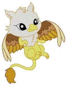 Picture of Baby Griffin Machine Embroidery Design