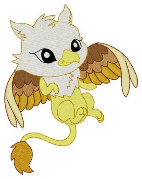 Picture of Baby Griffin Machine Embroidery Design