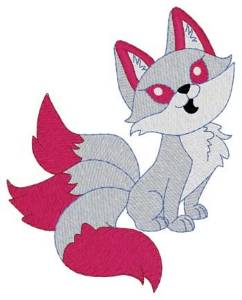 Picture of Baby Kitsune Machine Embroidery Design