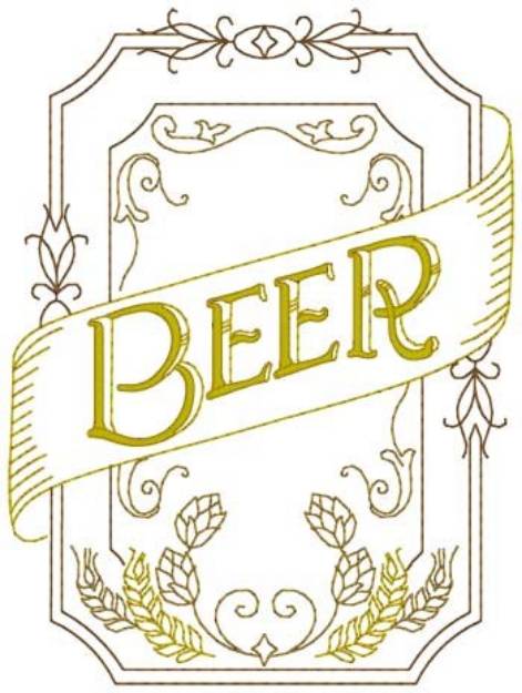 Picture of Beer Machine Embroidery Design