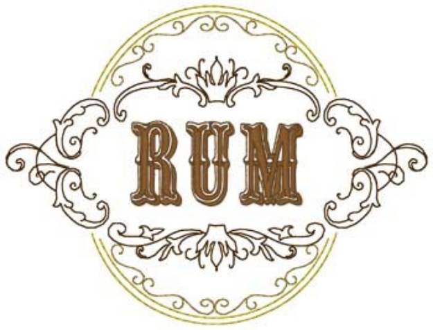 Picture of Rum Machine Embroidery Design