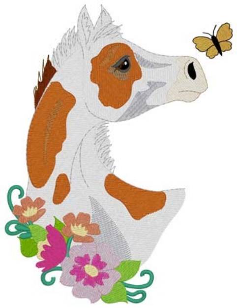 Picture of Paint Foal Machine Embroidery Design