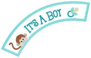 Picture of Its A Boy Applique Machine Embroidery Design