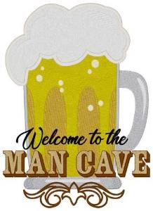 Picture of Man Cave Machine Embroidery Design