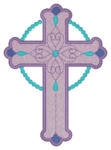 Picture of Religious Crucifix Machine Embroidery Design