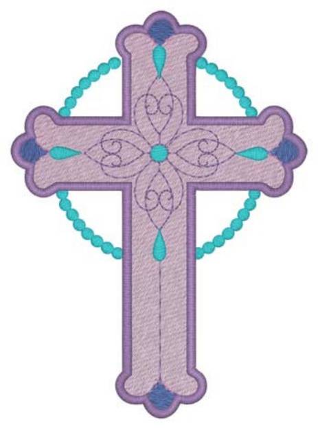 Picture of Religious Crucifix Machine Embroidery Design