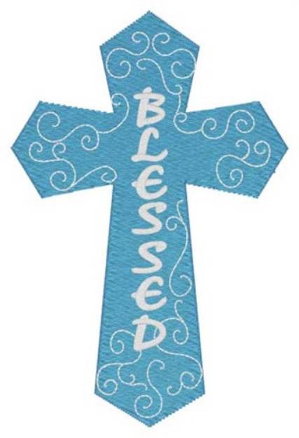 Picture of Blessed Cross Machine Embroidery Design