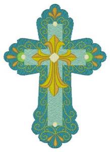 Picture of Cross In A Cross Machine Embroidery Design