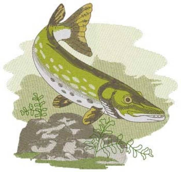 Picture of Northern Pike Machine Embroidery Design