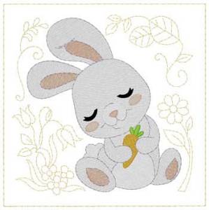 Picture of Baby Bunny Machine Embroidery Design