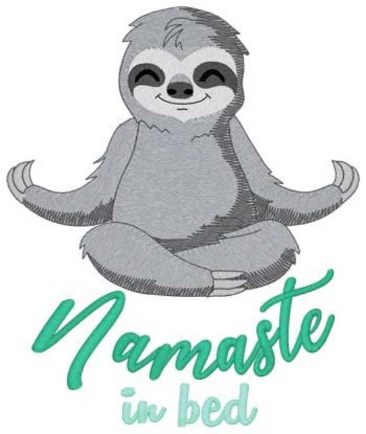 Picture of Namaste In Bed Machine Embroidery Design