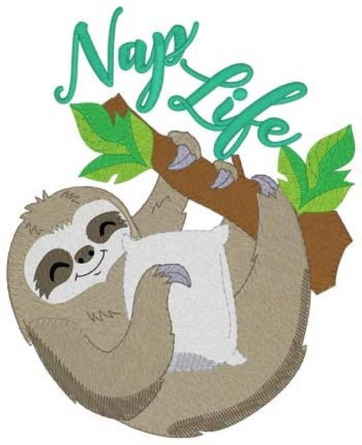 Picture of Nap Life Machine Embroidery Design