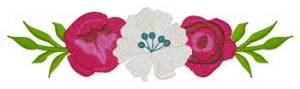 Picture of Floral Accent Border Machine Embroidery Design