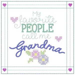 Picture of Favorite People Machine Embroidery Design
