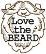 Picture of Love The Beard Machine Embroidery Design