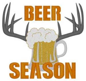 Picture of Beer Season Machine Embroidery Design